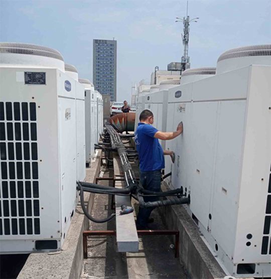 伊川中央空调制热和不制冷系统维修方法